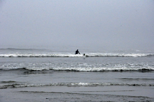 surfer in the ocean